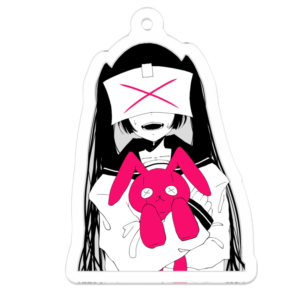 病みセーラー服アクリルキーホルダー