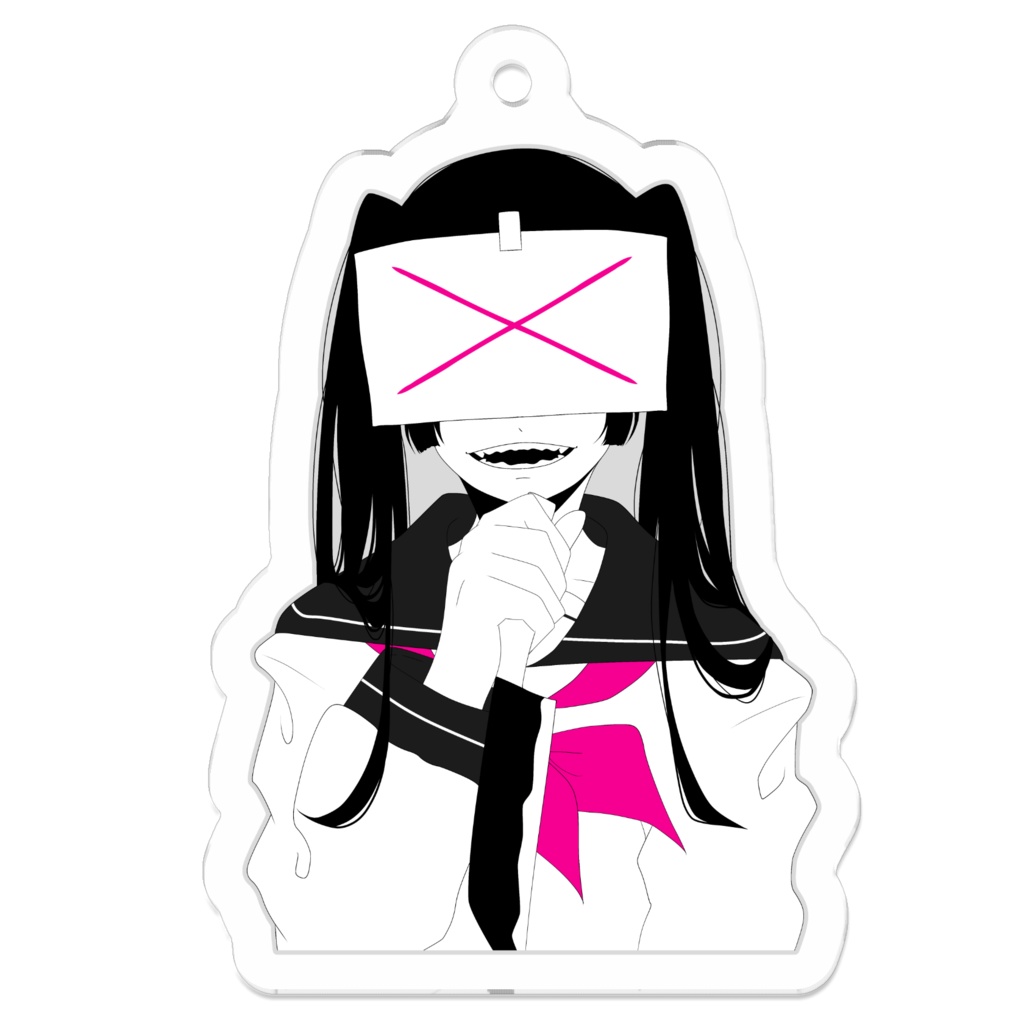 病みセーラー服アクリルキーホルダー
