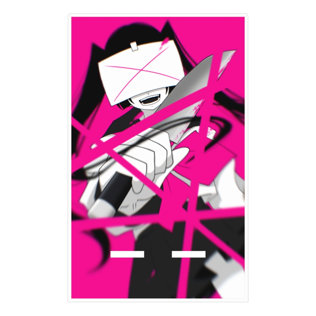 病みセーラー服アクリルスマホスタンド