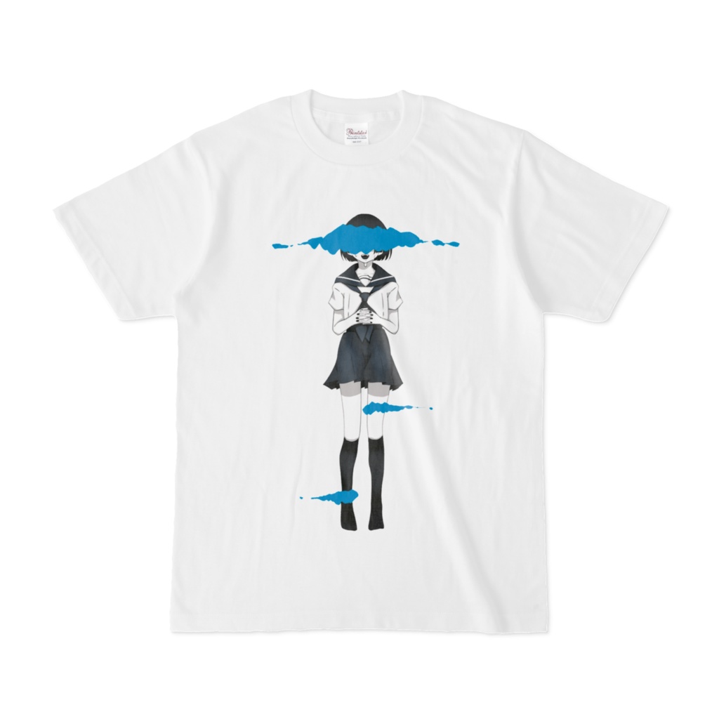 病みセーラー服Tシャツ
