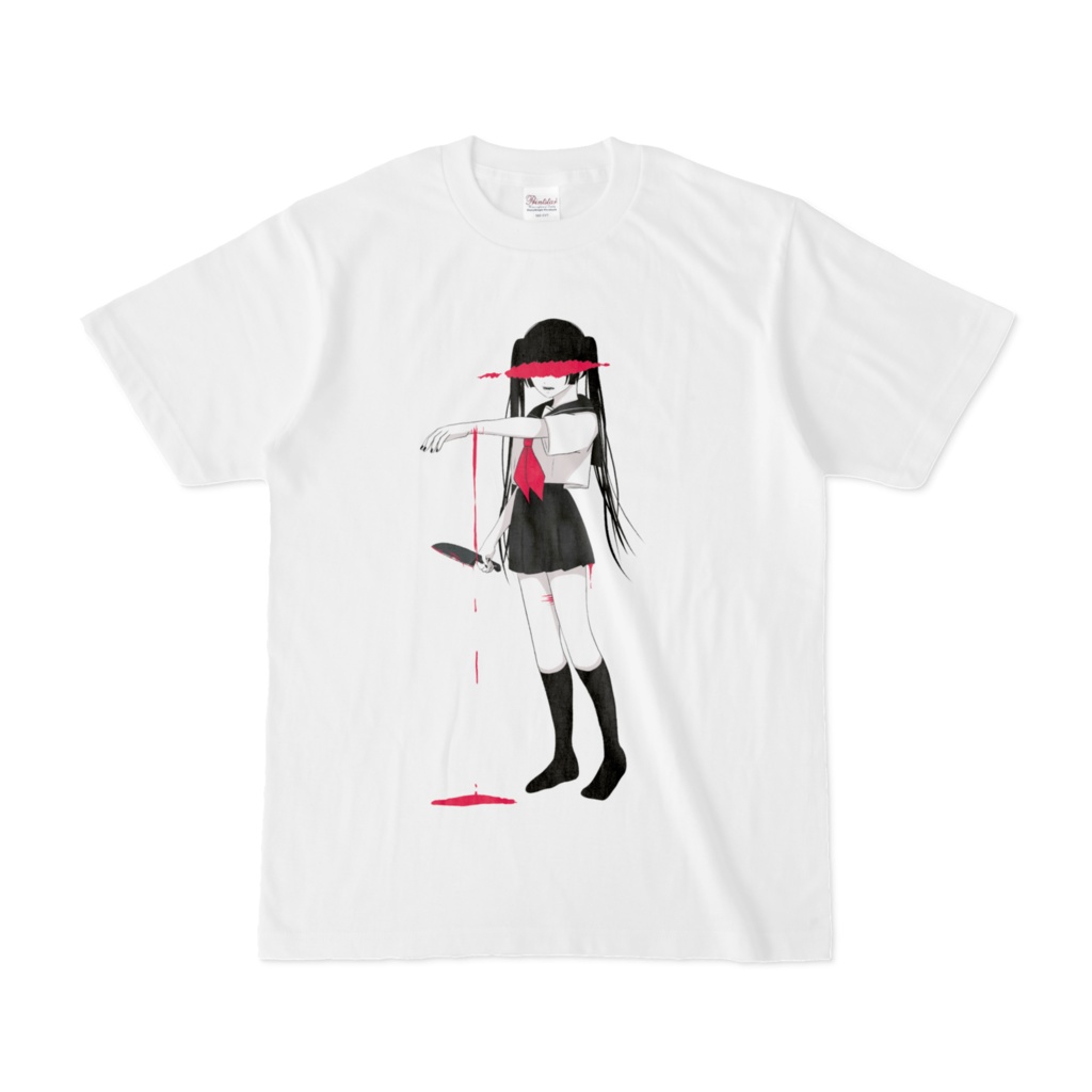 病みセーラー服Tシャツ