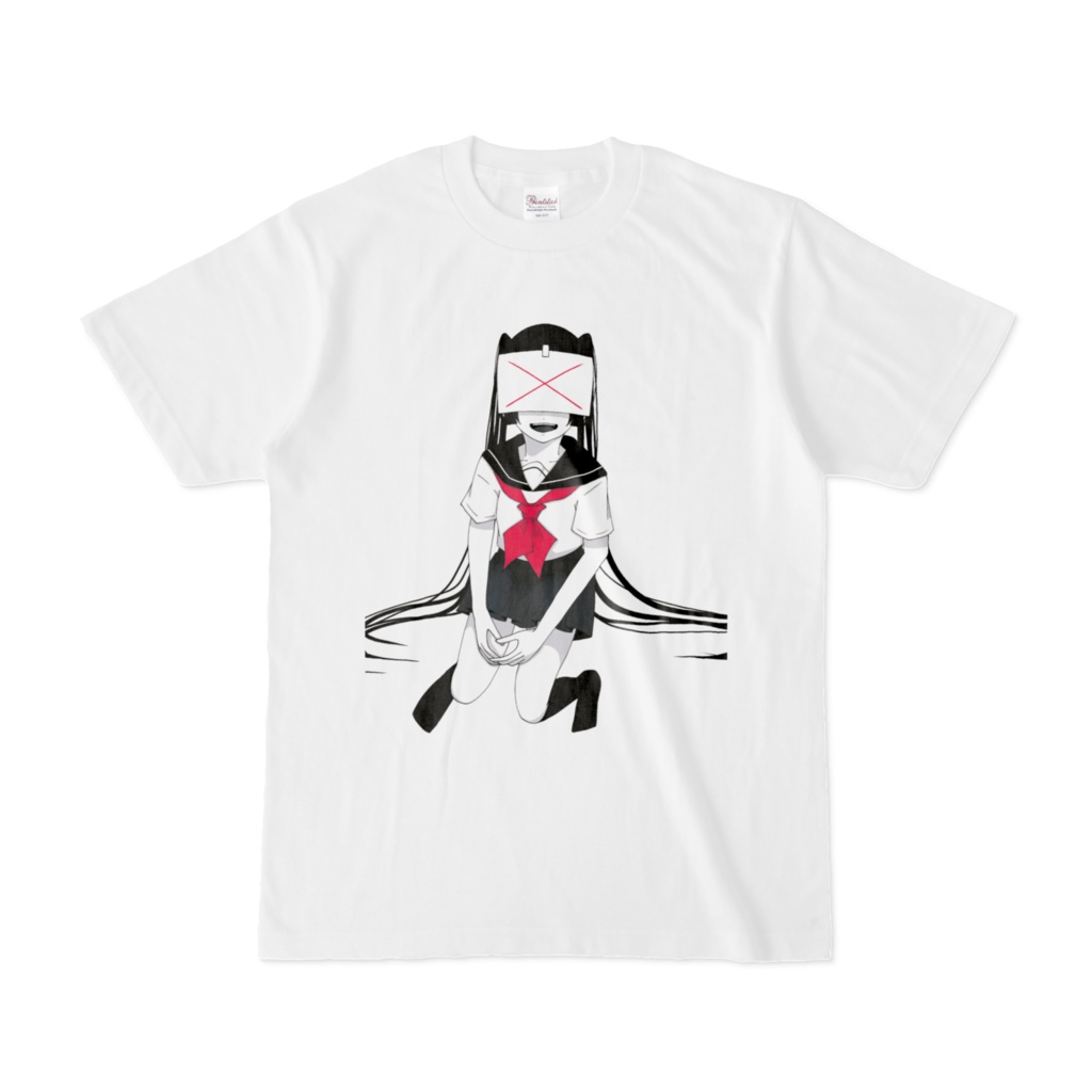 病みセーラー服Tシャツ