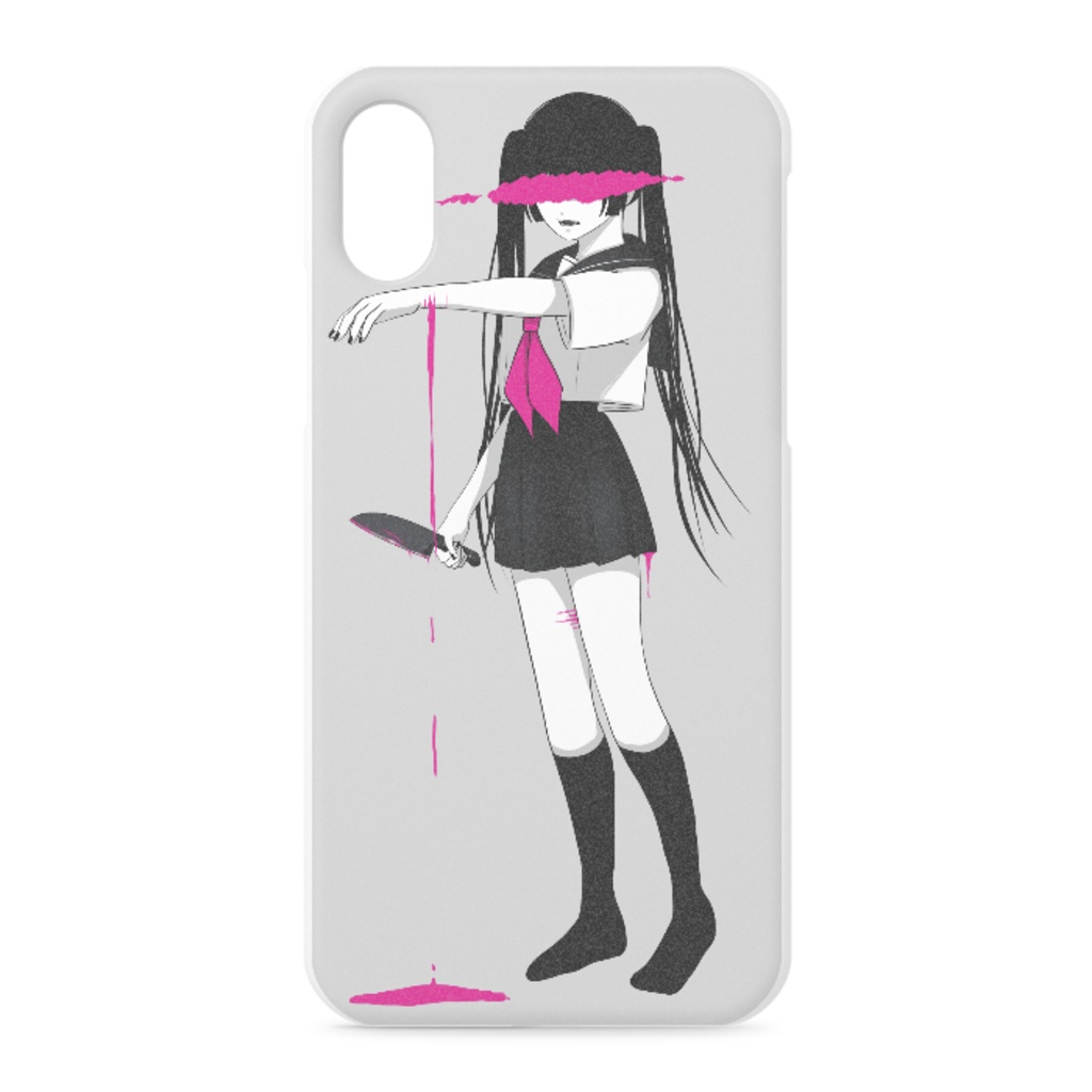 病みセーラー服iPhoneケース