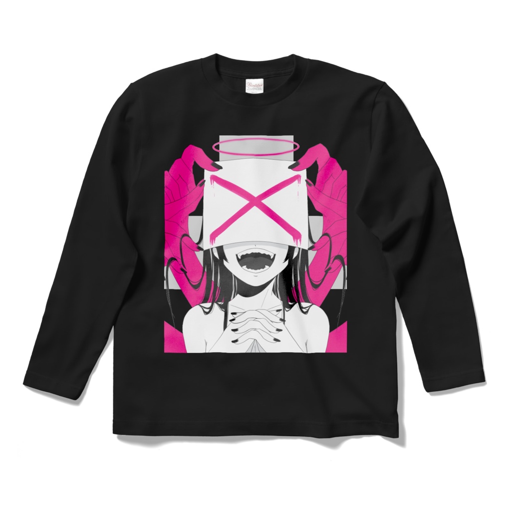 病みロングスリーブTシャツ