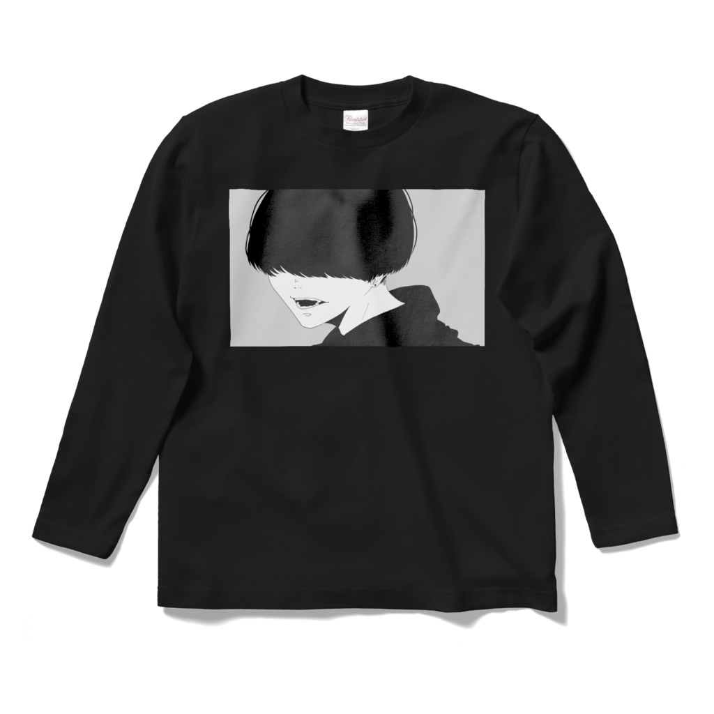 病み男子ロングスリーブTシャツ