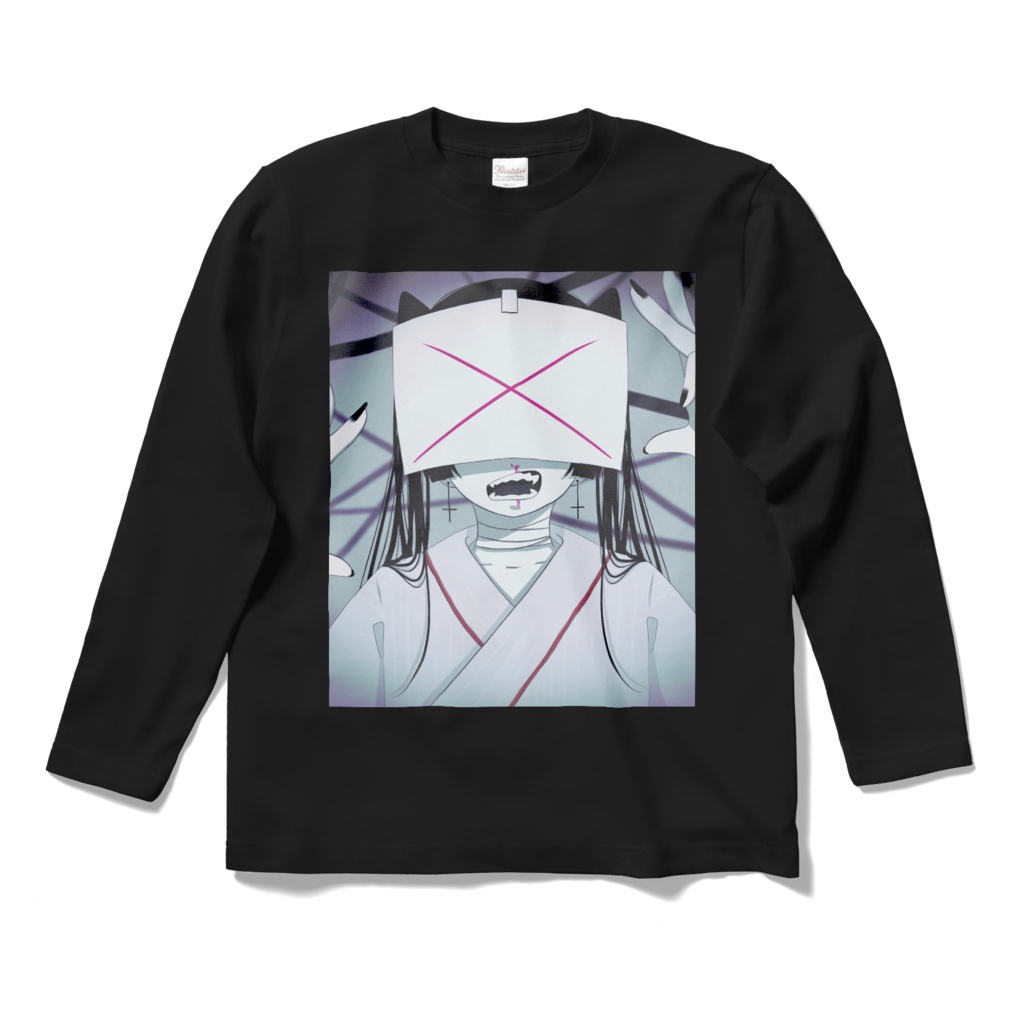 病みロングスリーブTシャツ