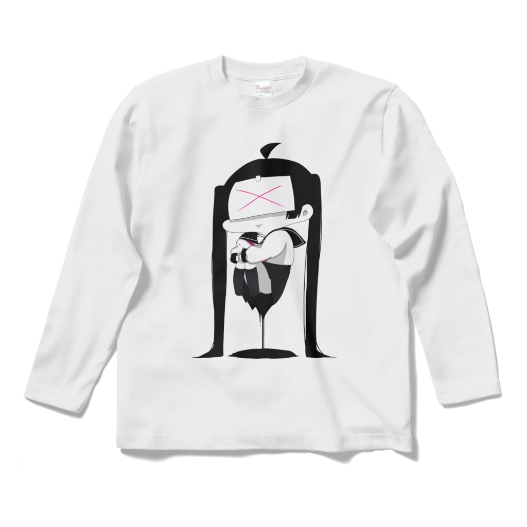 病みセーラー服Tシャツ