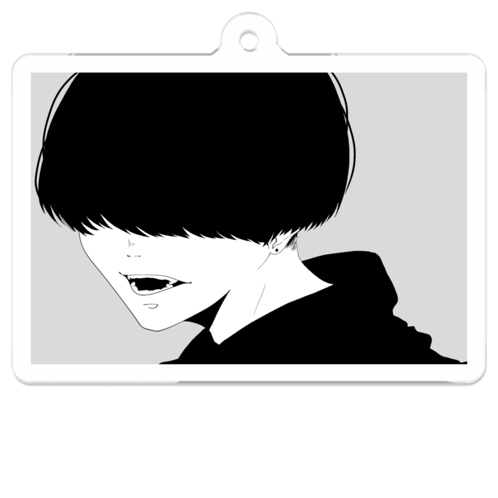 病みアクリルキーホルダー