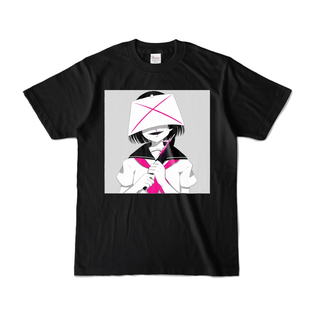 病みセーラー服Tシャツ