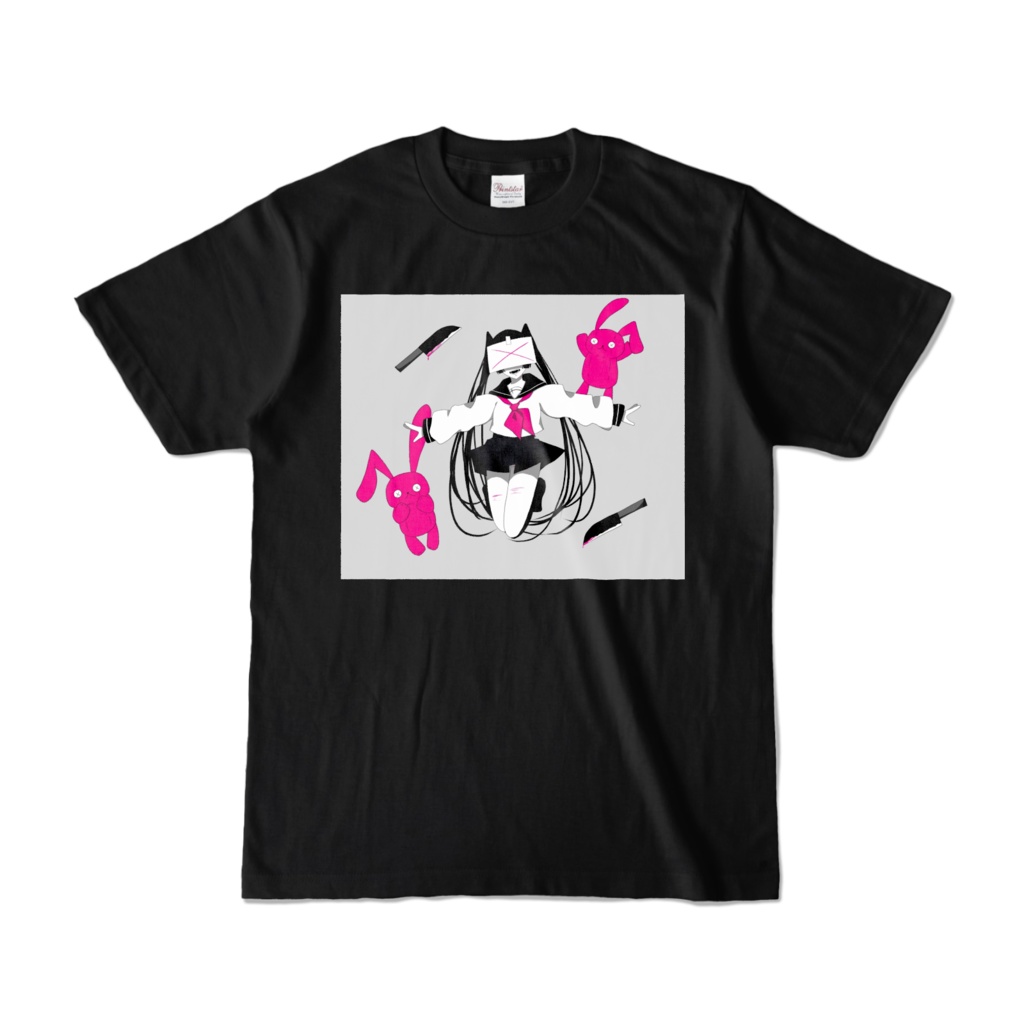 病みセーラー服Tシャツ