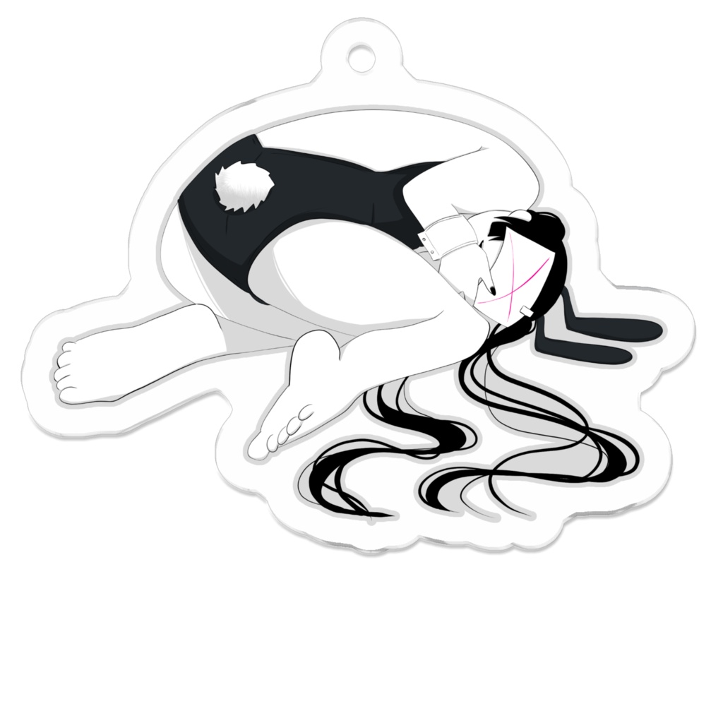 病みアクリルキーホルダー