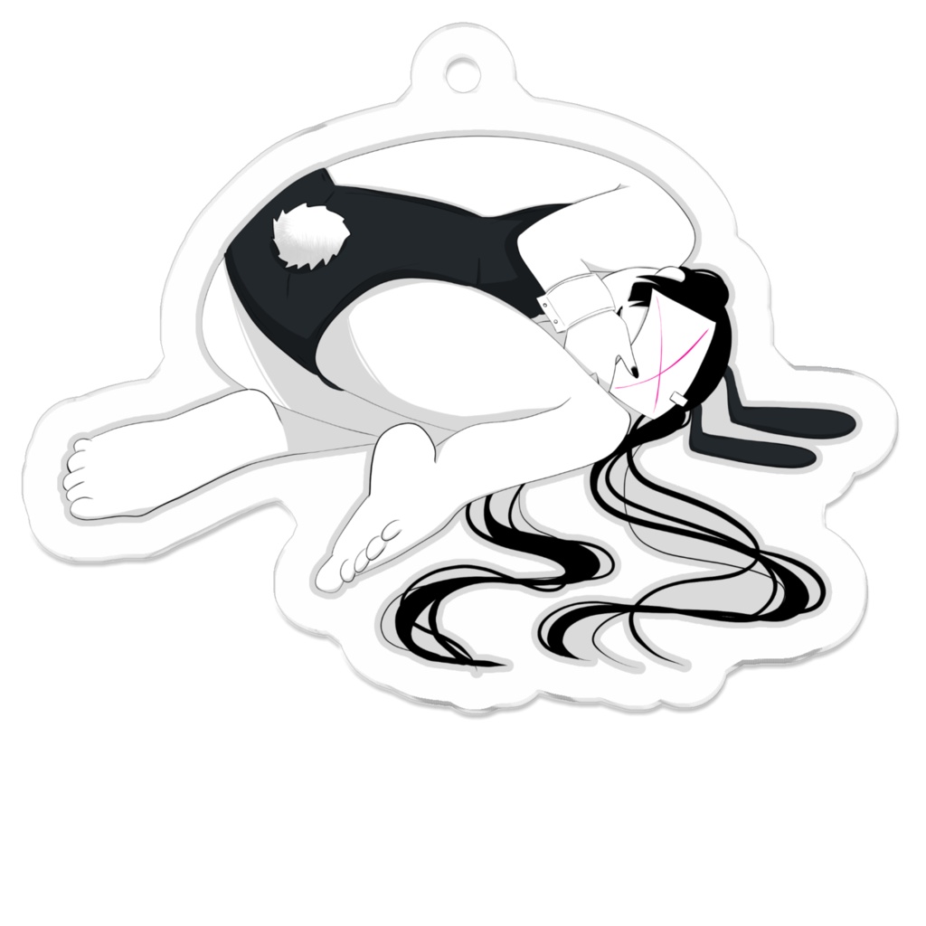 病みアクリルキーホルダー
