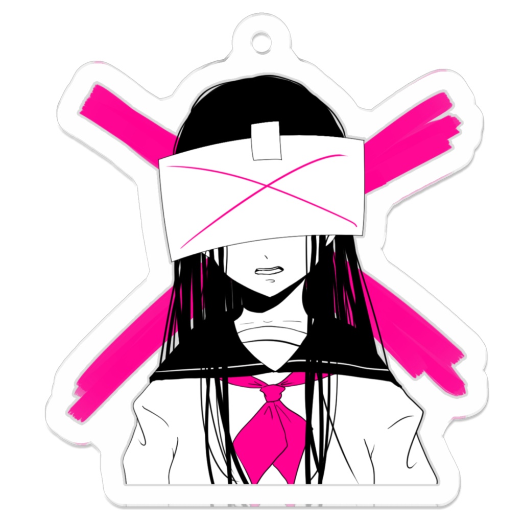 病みセーラー服アクリルキーホルダー