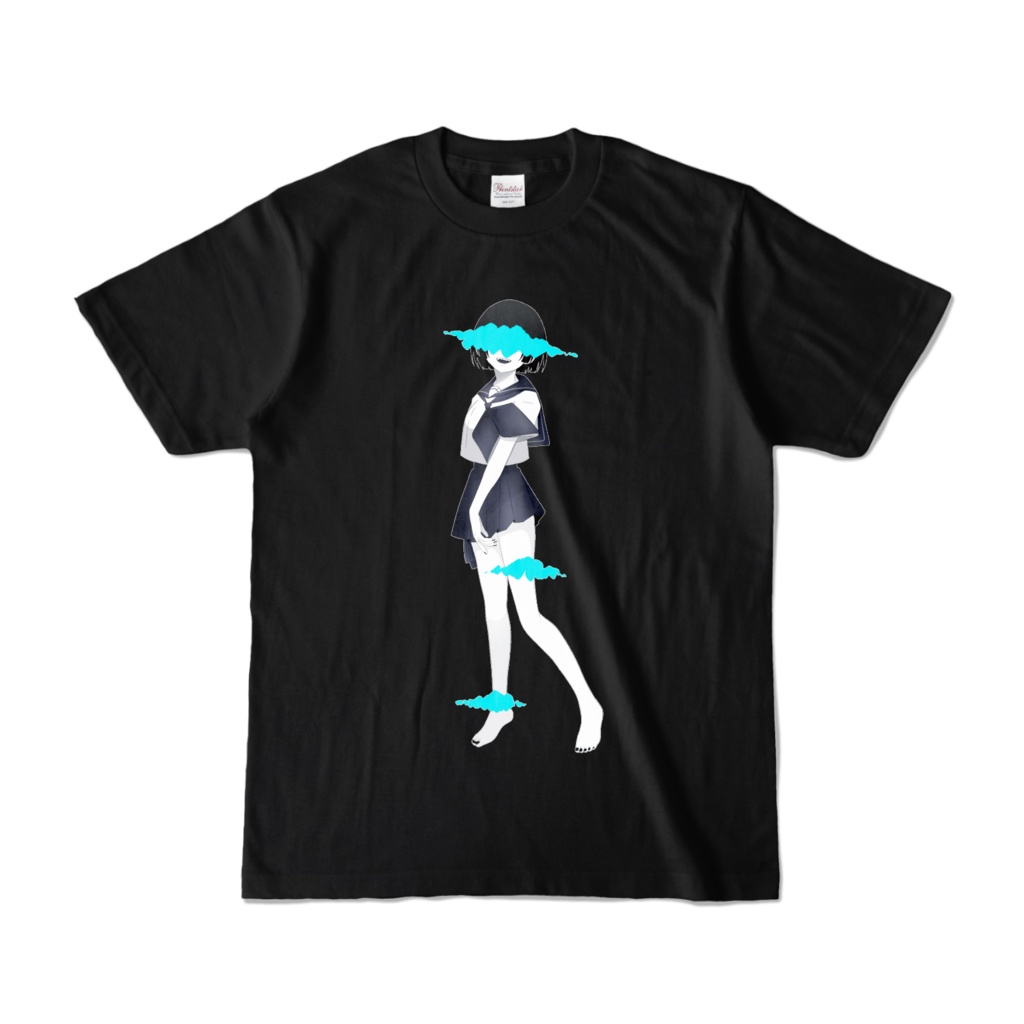 病みセーラー服Tシャツ黒