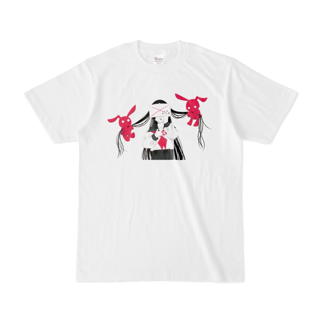 病みセーラー服ちゃんTシャツ白