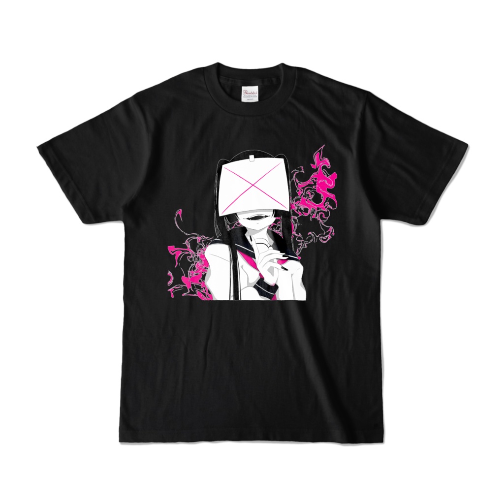 病みセーラー服ちゃんTシャツ黒