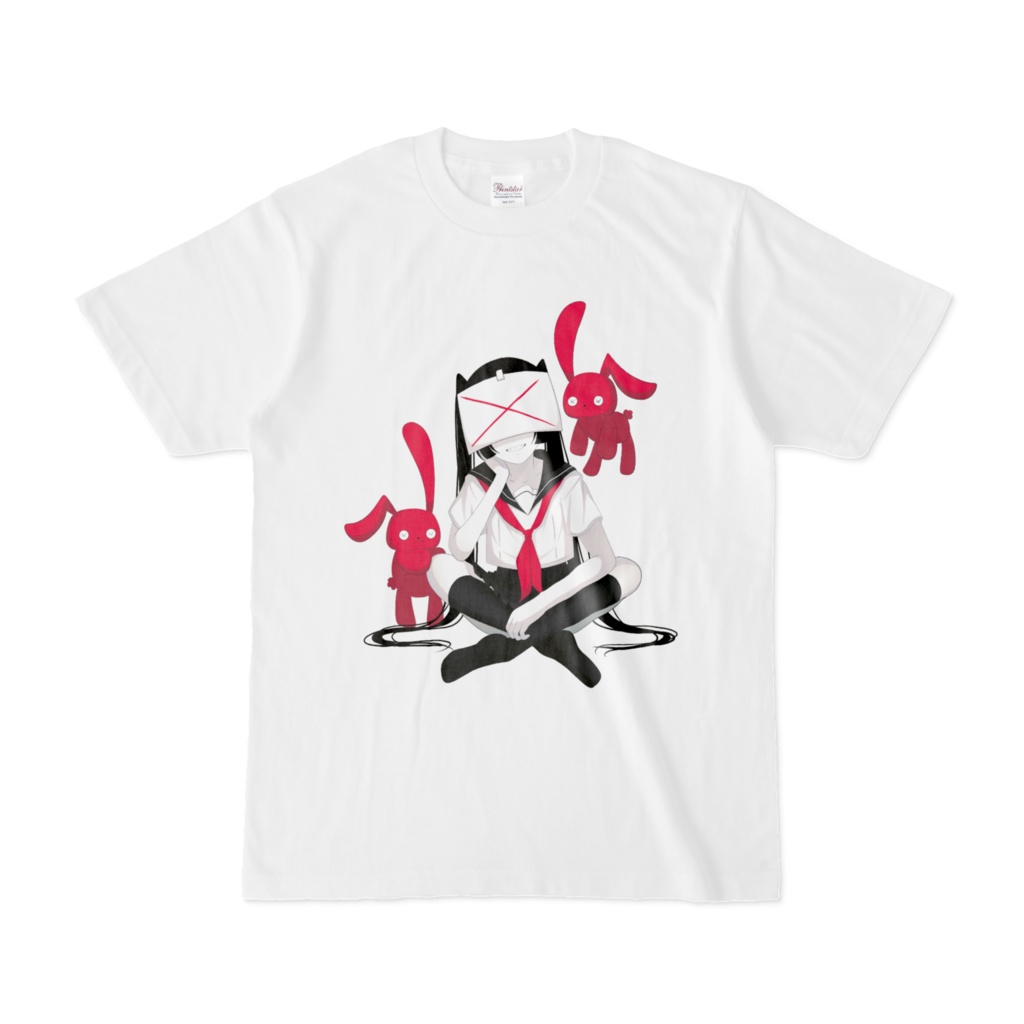 病みセーラー服ちゃんTシャツ白