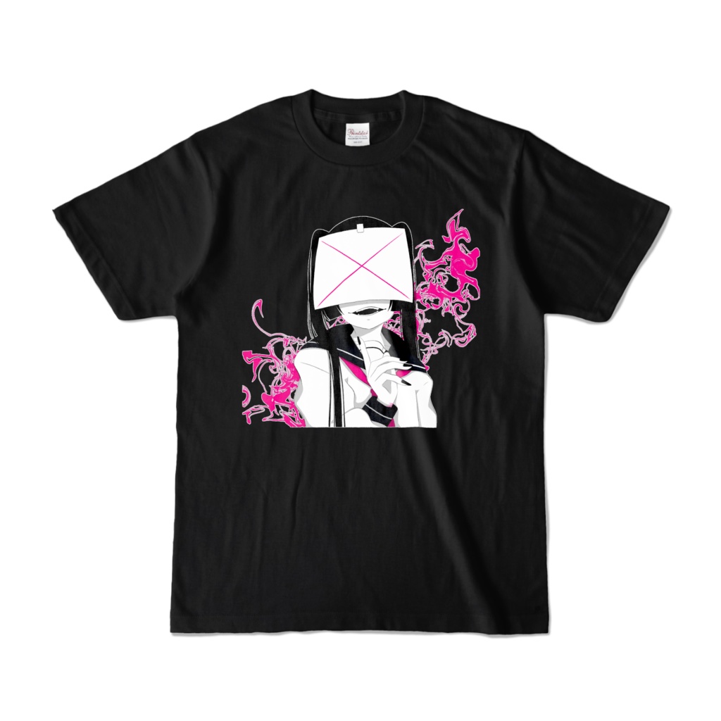 病みセーラー服ちゃんTシャツ黒
