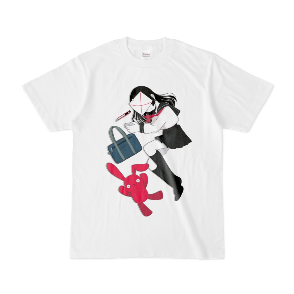 病みセーラー服Tシャツ