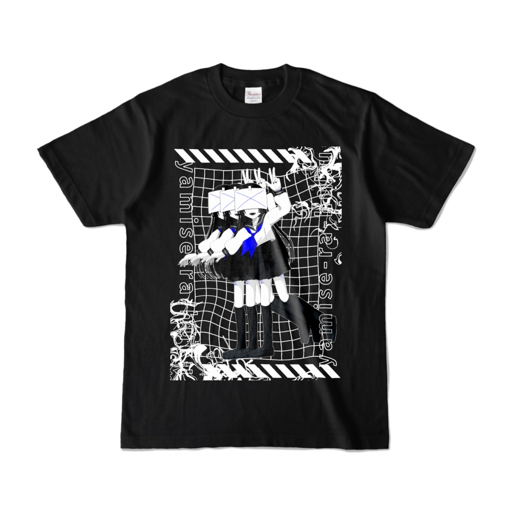 病みセーラー服Tシャツ