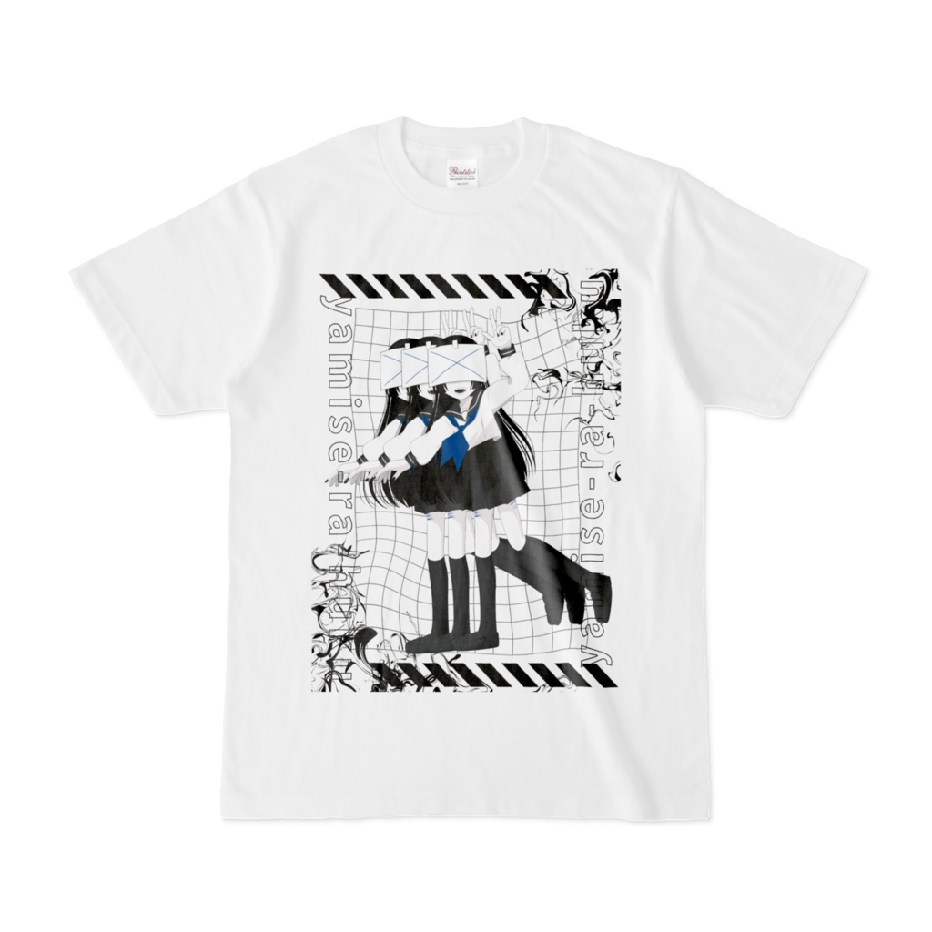 病みセーラー服Tシャツ