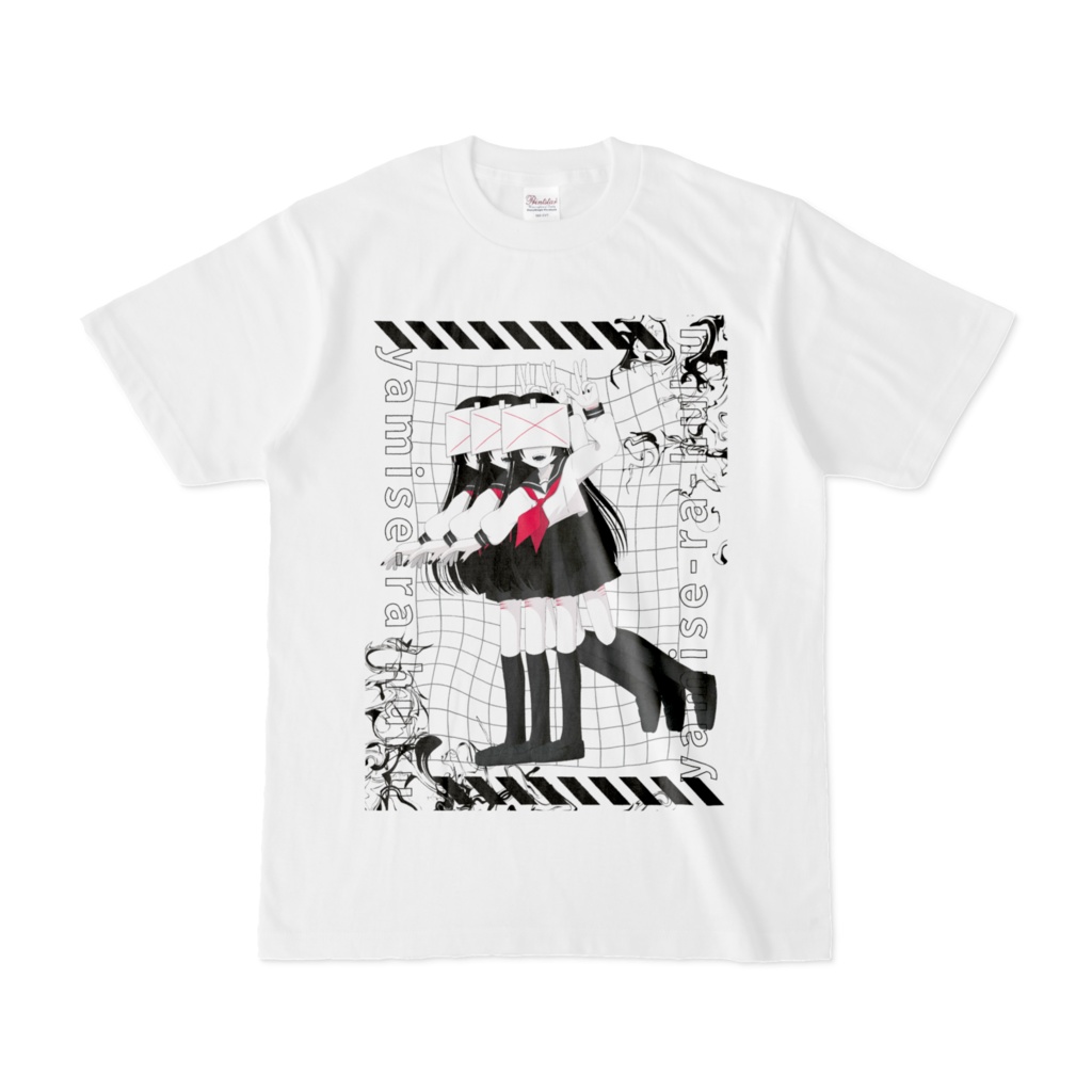 病みセーラー服Tシャツ