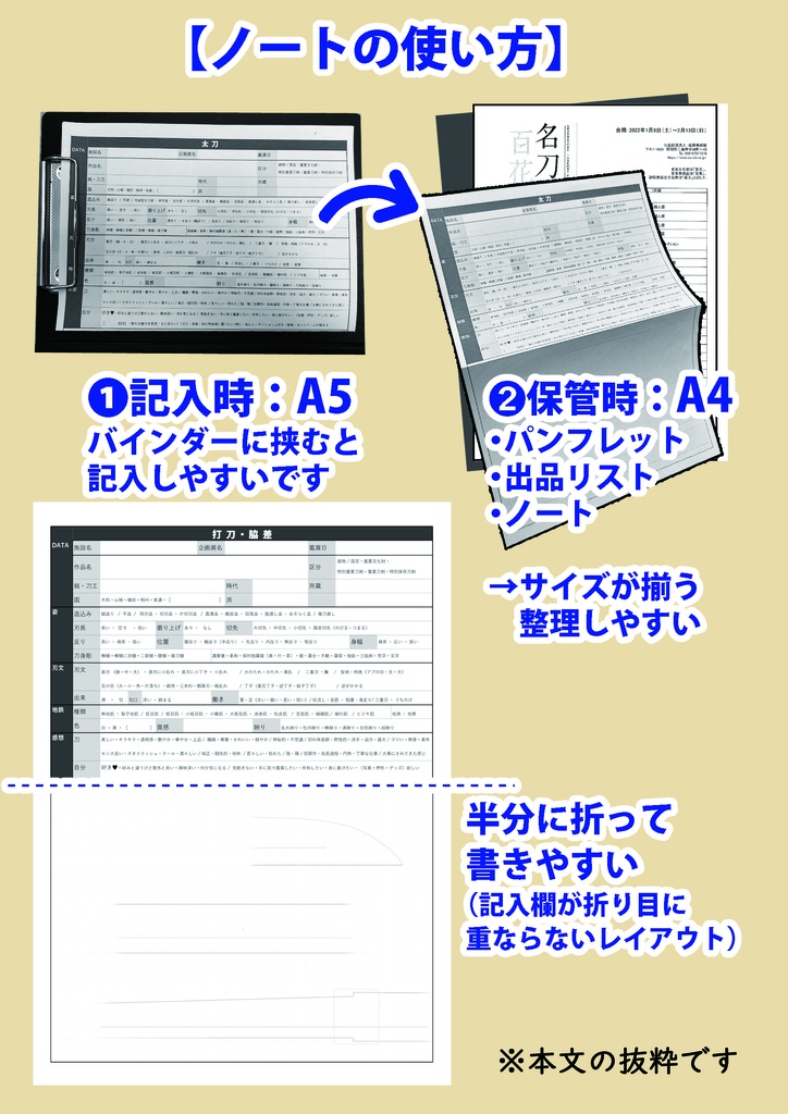 刀剣鑑賞ノート