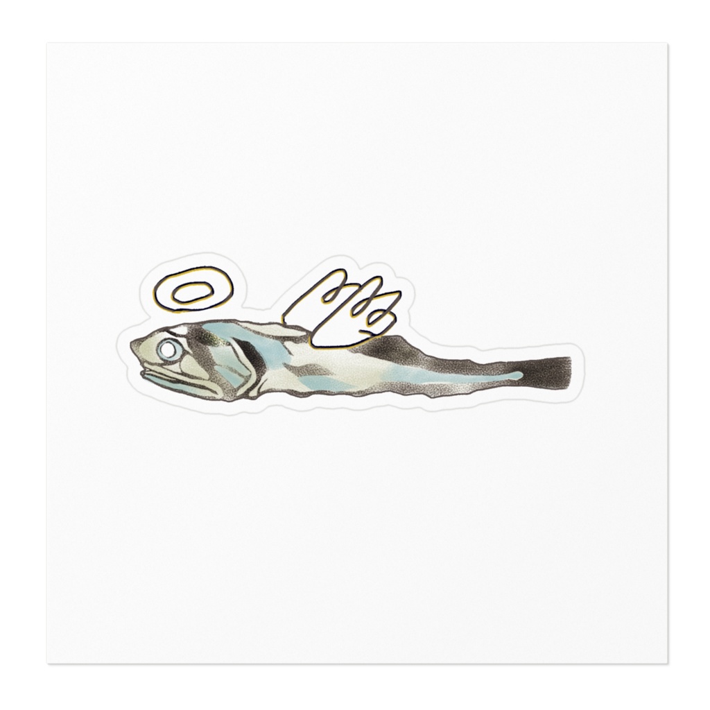 にぼしの天使ステッカー