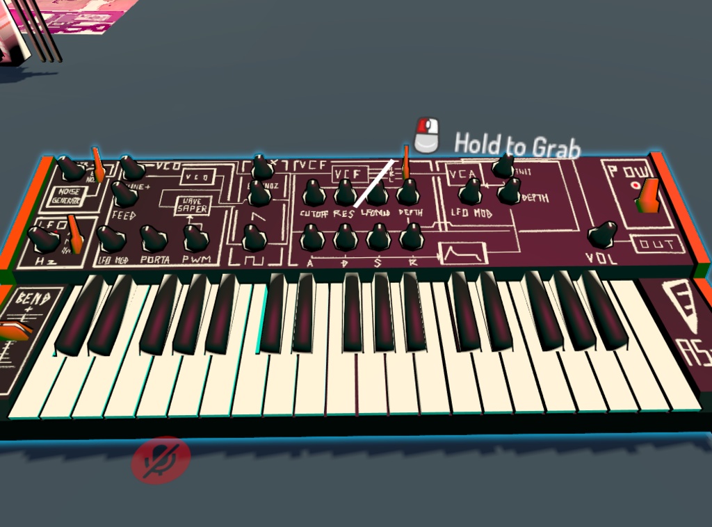 【FBX】アナログシンセ2種【ボーン有】