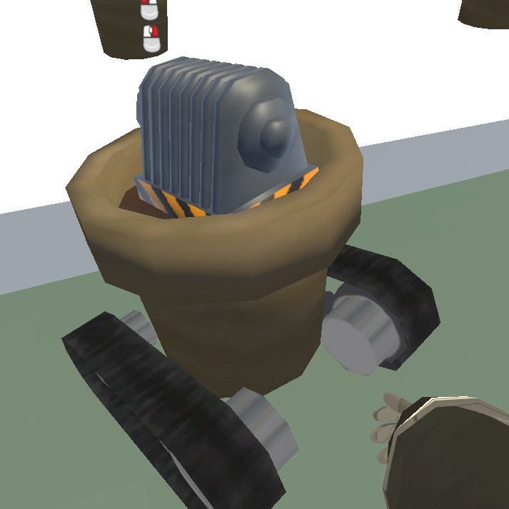 【VRCワールド用インテリア】ポットと金属