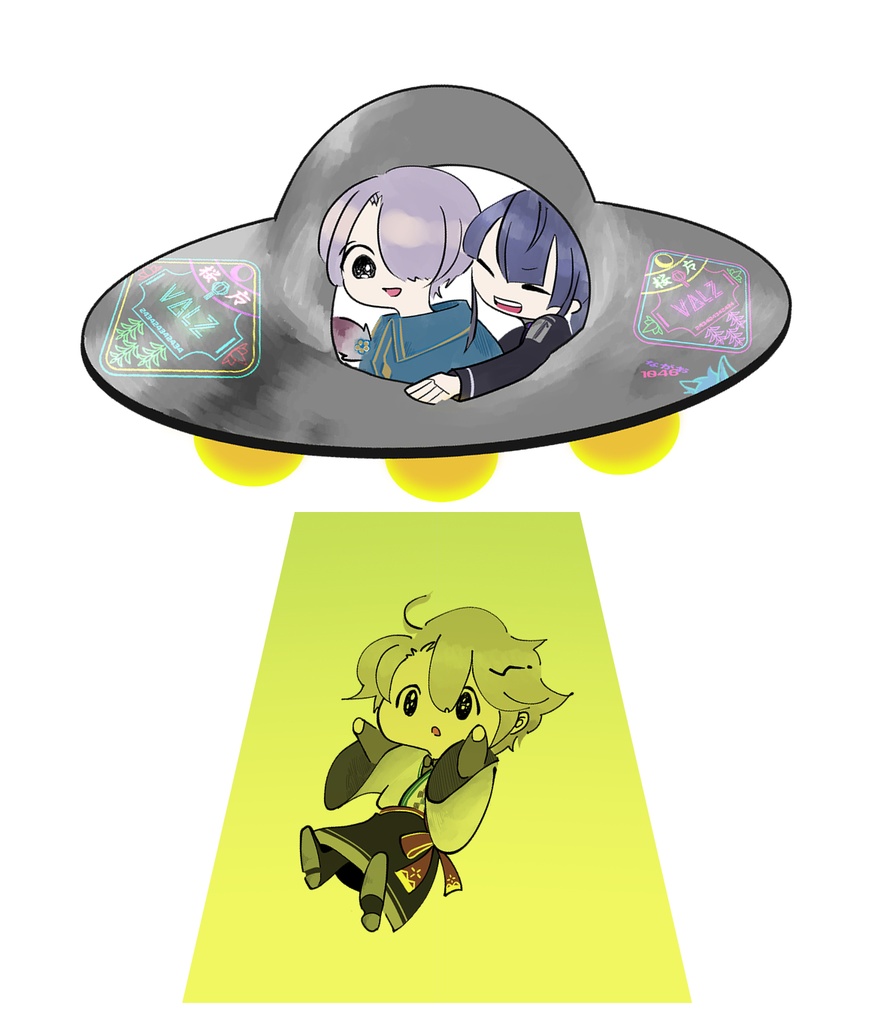 ゆらゆらアブダクションアクキー