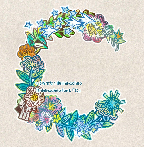 トートバッグ niniracheo-font「C」