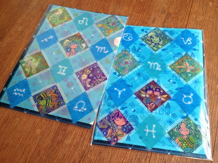 12星座クリアファイル