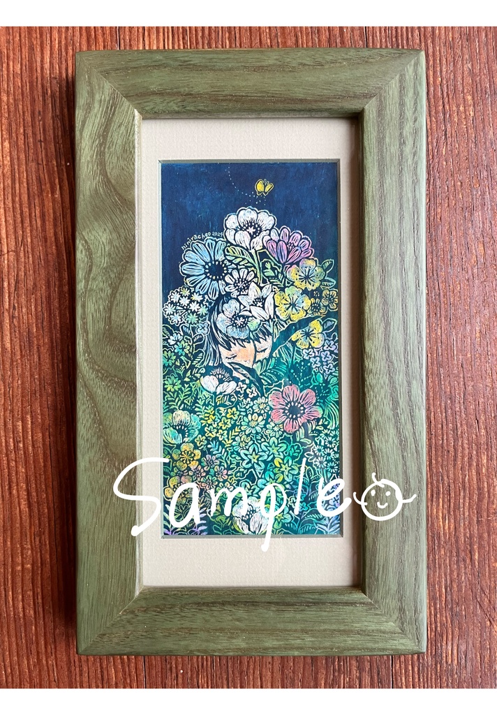 原画　「包まれたいきもち・よる」