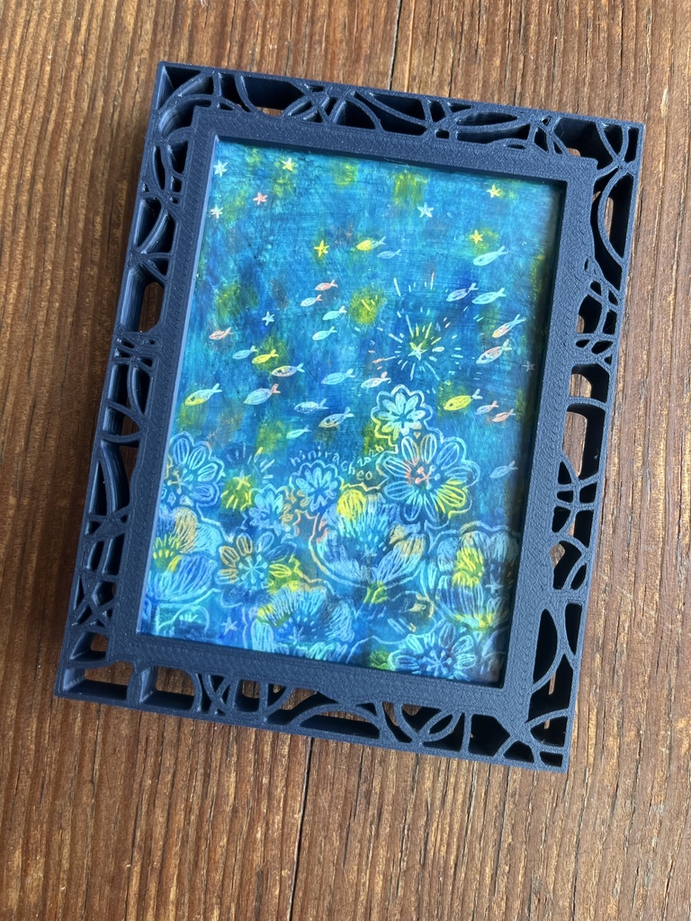 ATCミニ原画(額装)四角