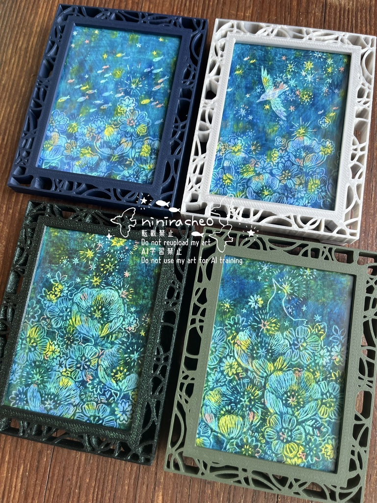 ATCミニ原画(額装)四角