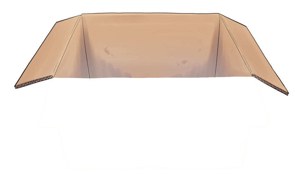 捨てVtuberダンボール素材