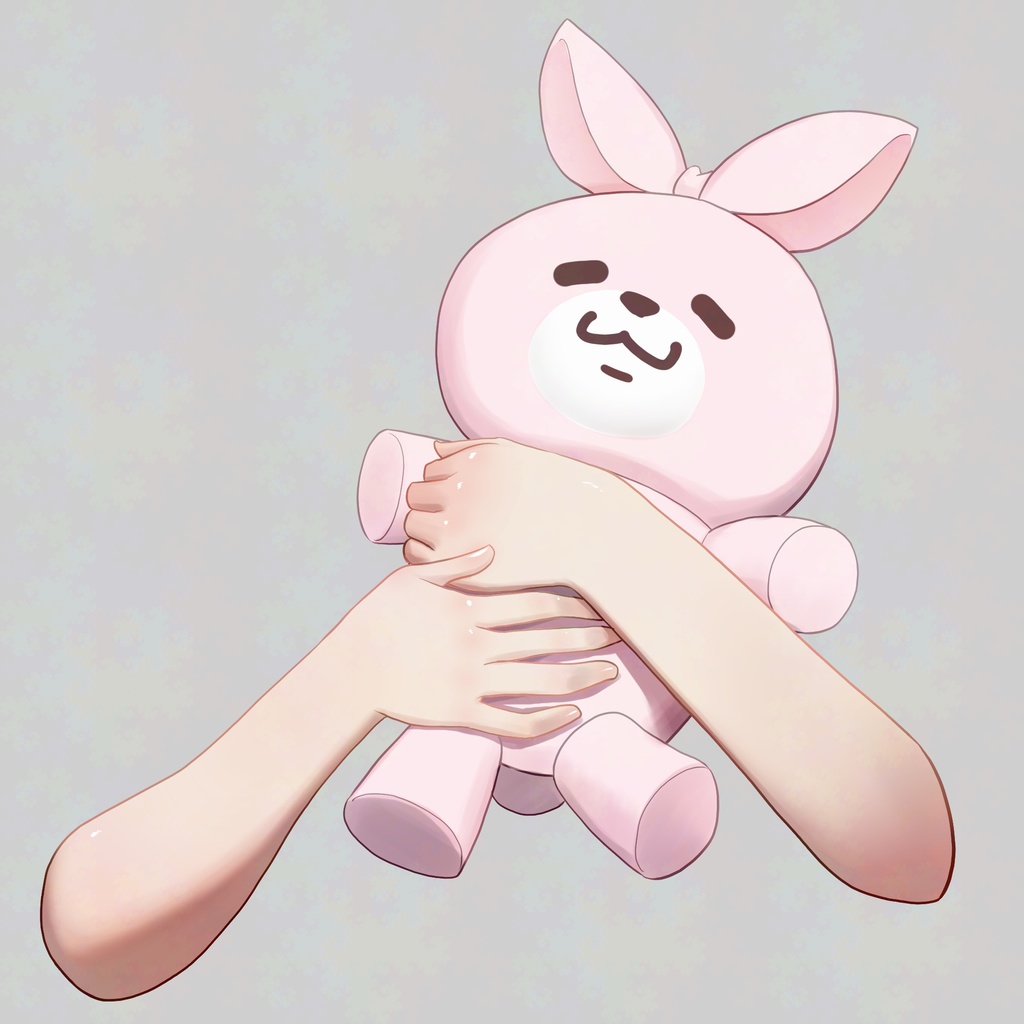 抱っこうさぬい素材