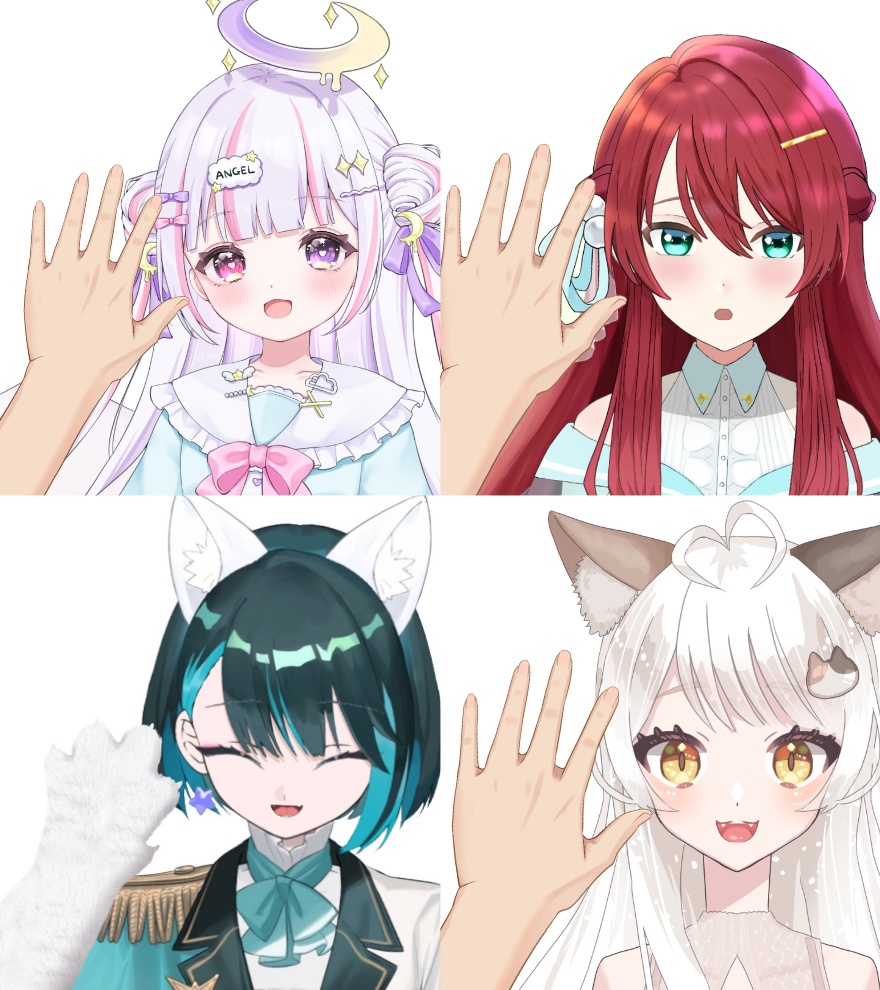 壁ドンの手素材