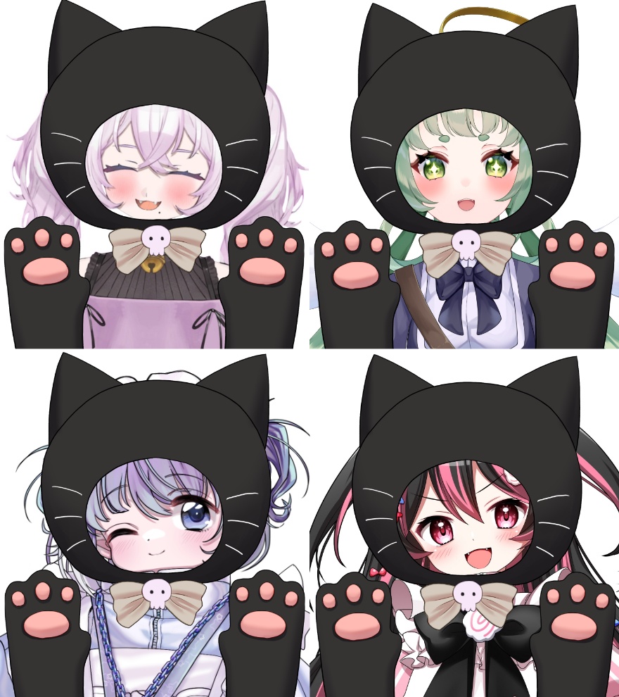 くろねこ着ぐるみ素材