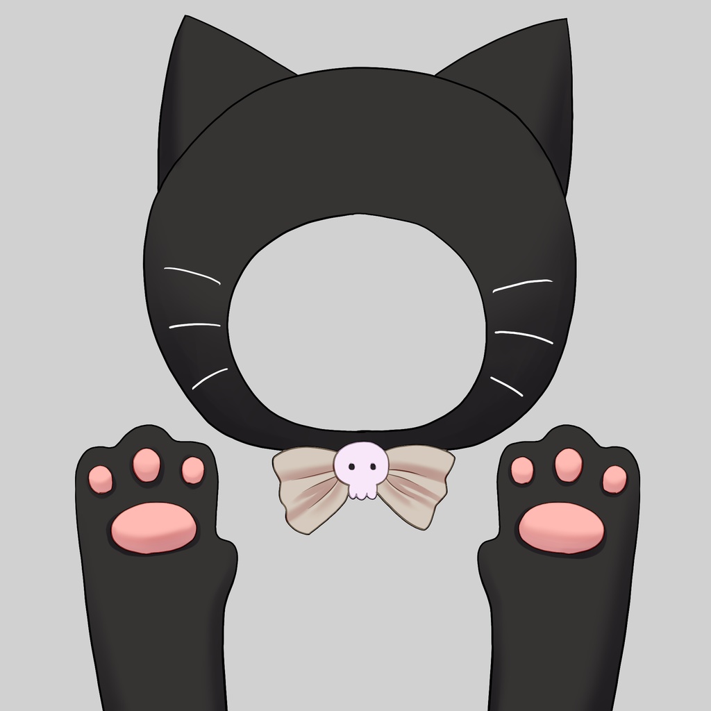 くろねこ着ぐるみ素材