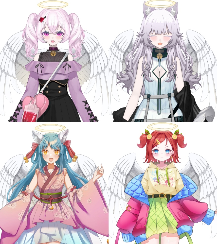 天使セット素材