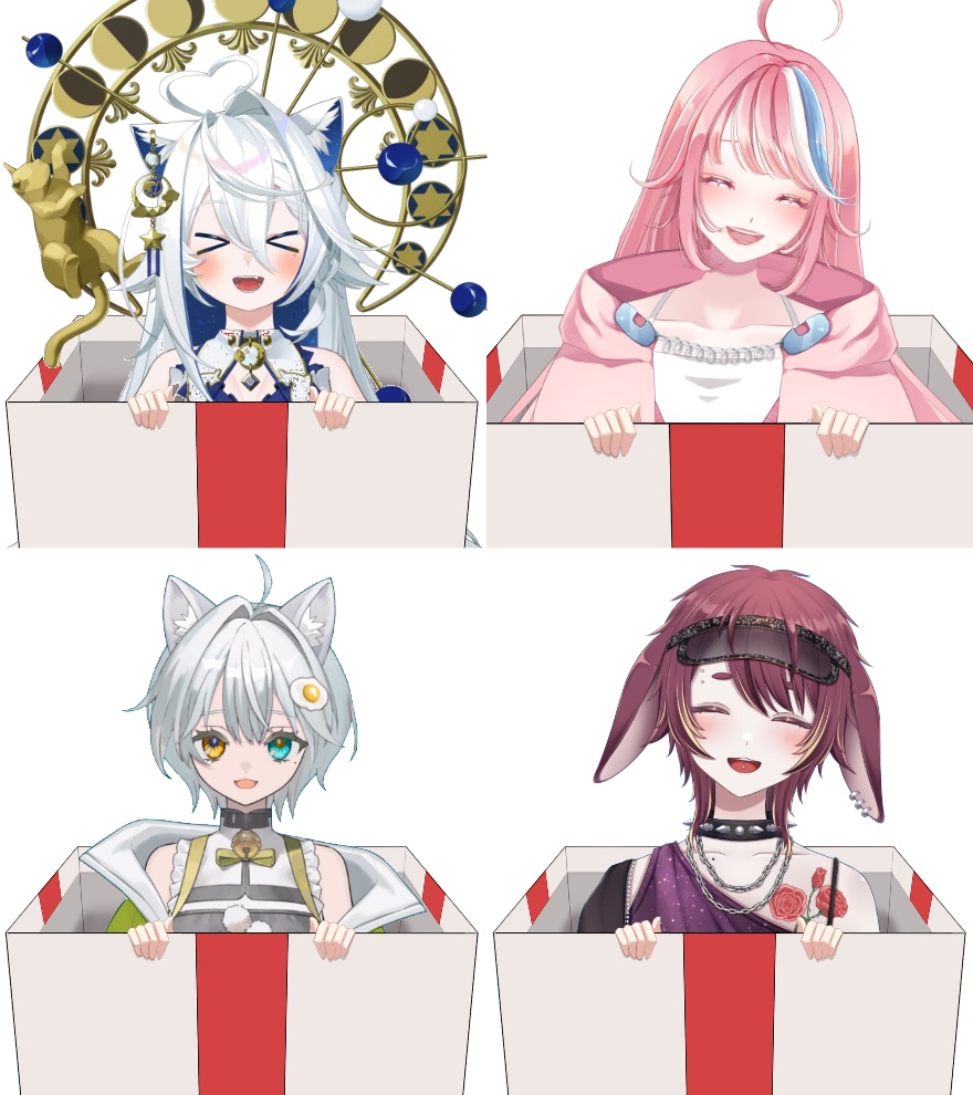 私がプレゼント素材