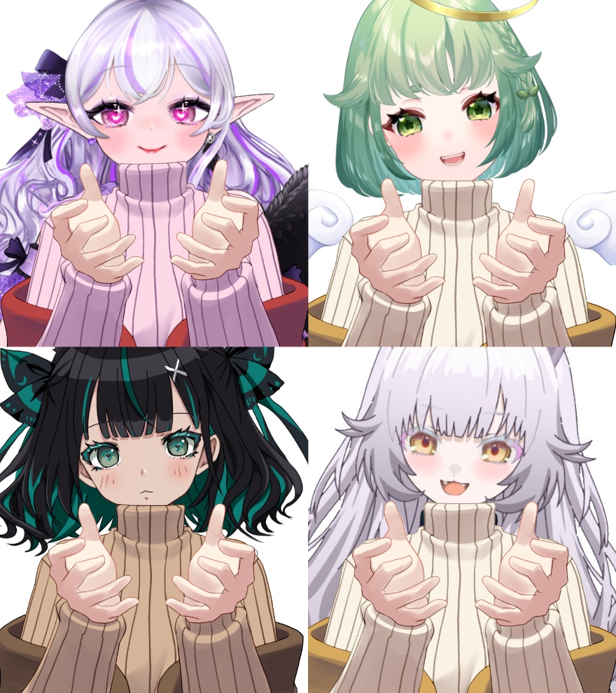 暖めてあげるよの手素材