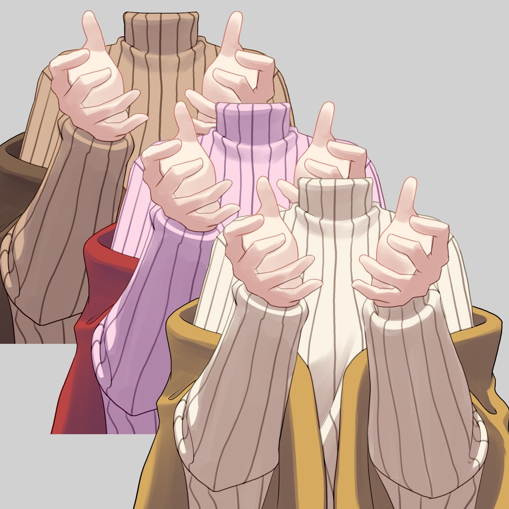 暖めてあげるよの手素材