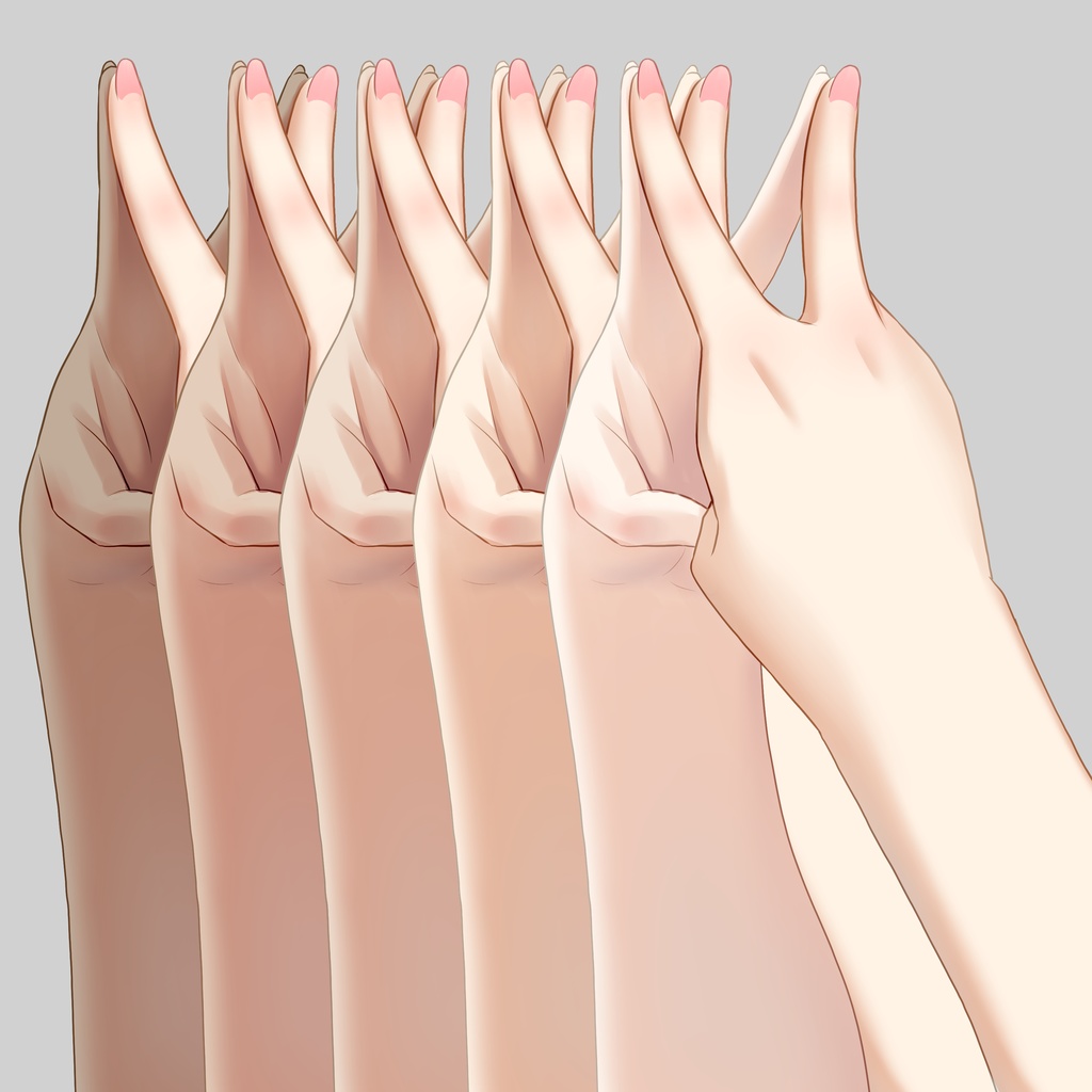 仲良しのやつの手素材