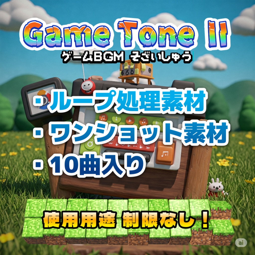 【BGM素材10曲】GameTone Vol.2