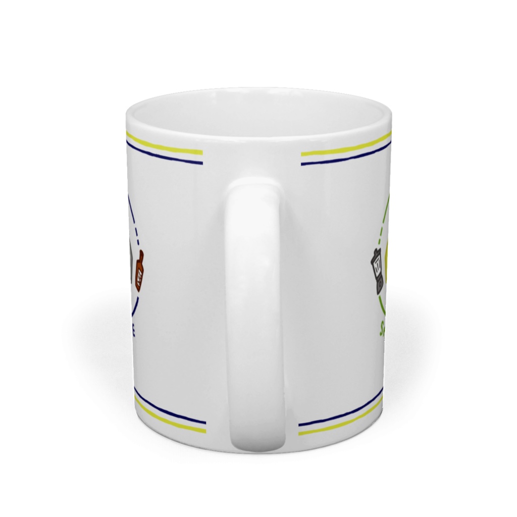 よくばりマグカップ(裏表あり)