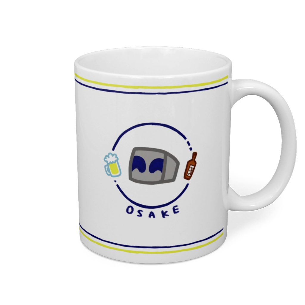 よくばりマグカップ(裏表あり)