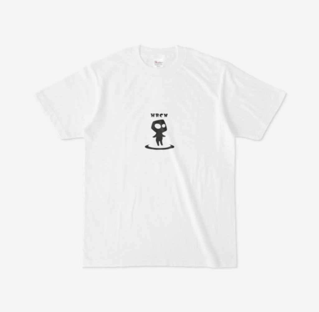 ハルちゃんシルクスクリーンTシャツ（白）